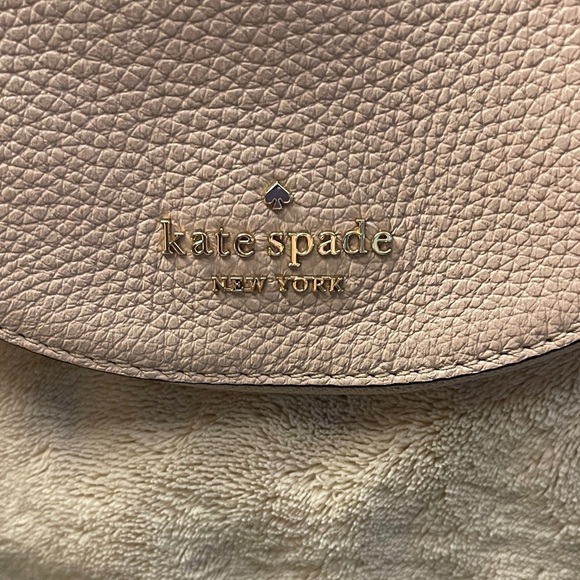 Kate Spade Taupe and Cream Leather Backpack main image 8